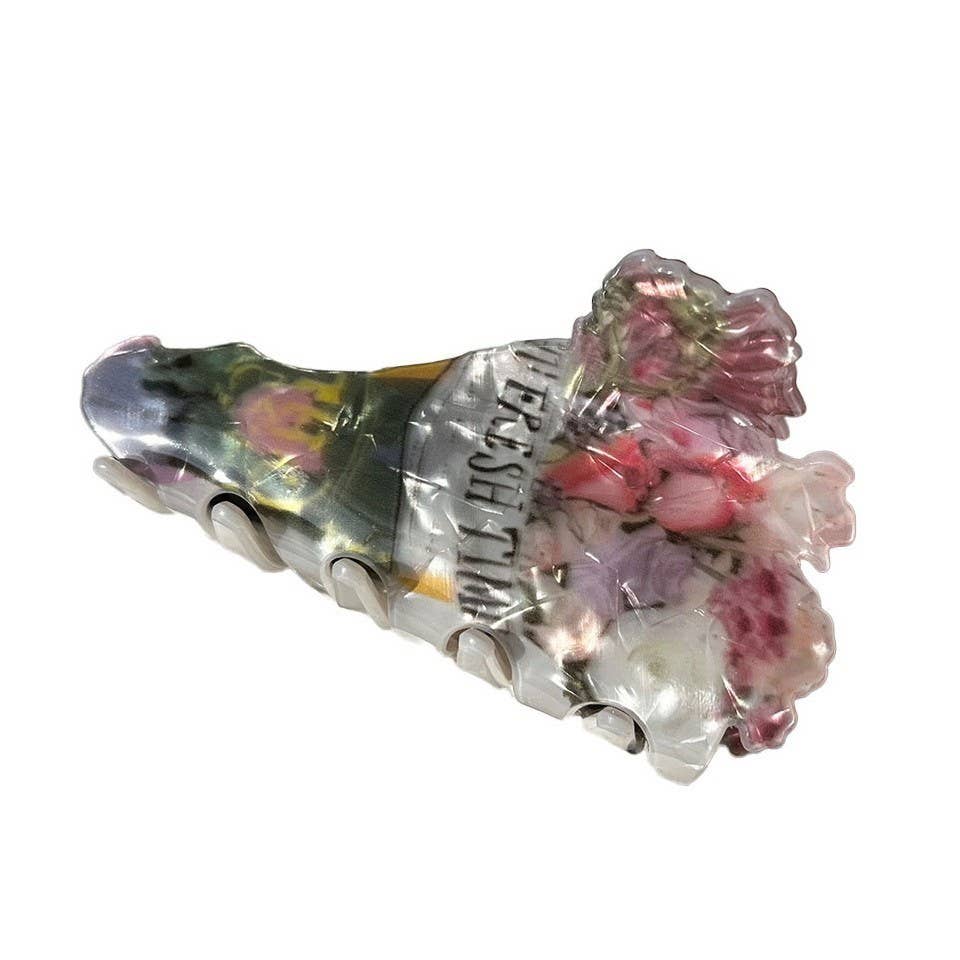 Fresh Flowers Claw Clip