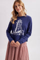 Cozy Lighthouse Graphic Sweater (REG)