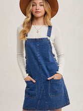 Denim Overall Mini Dress (REG)