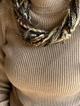 Beige and Black Scarf