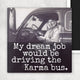 Karma Bus Fridge Magnet