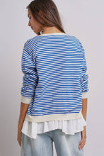 Blue Breton Striped Cardigan (REG)