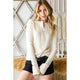 Thermal Henley Top in Cream (REG)