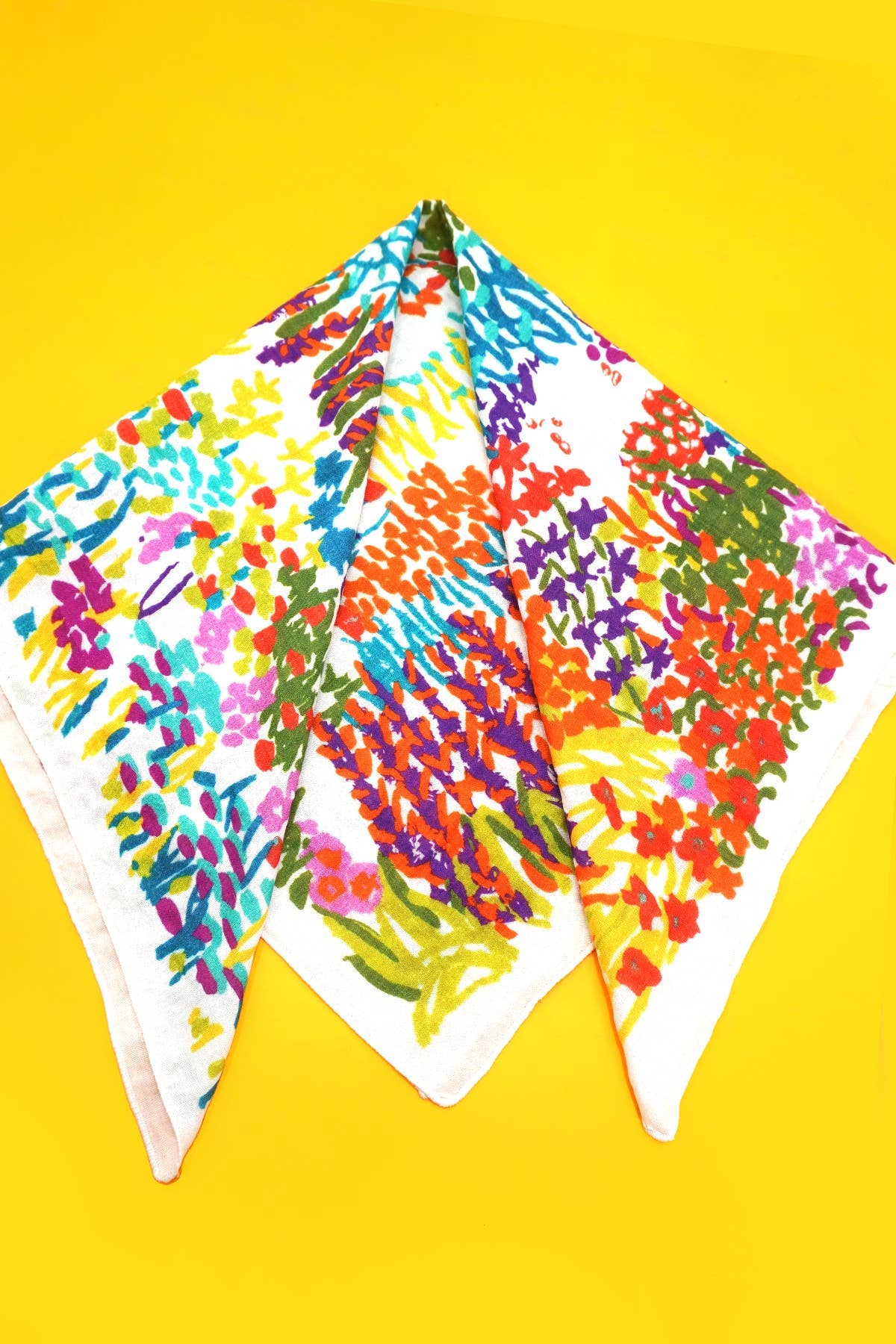 Fun and Floral Fashion Scarf