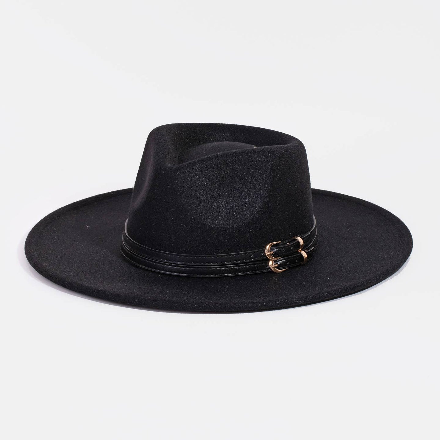 Double Belt Fashion Hat