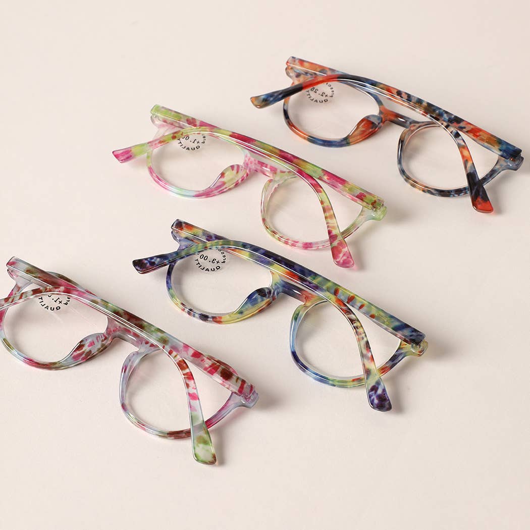 Tie Dye Frame Reading Glasses