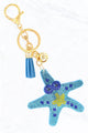 Blue Starfish Keychain