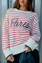 Red Striped Paris Sweater (REG)