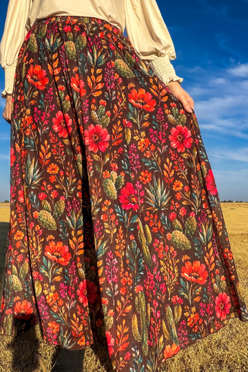Rodeo Garden Maxi Skirt (REG)