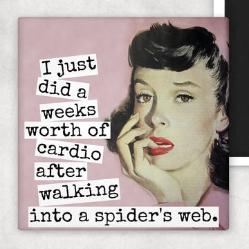 Spiderweb Cardio Magnet
