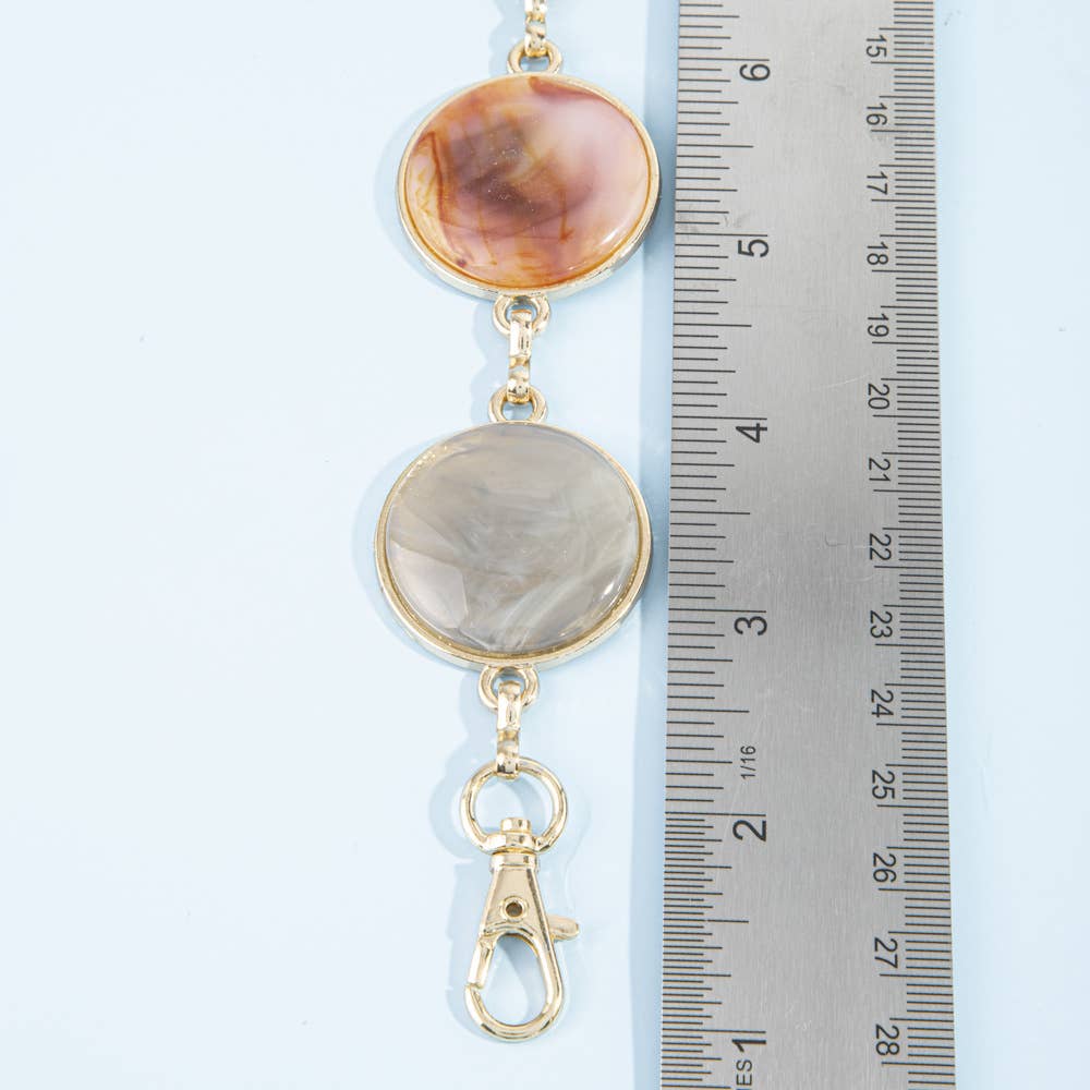 Multicolor Stone Chain Belt