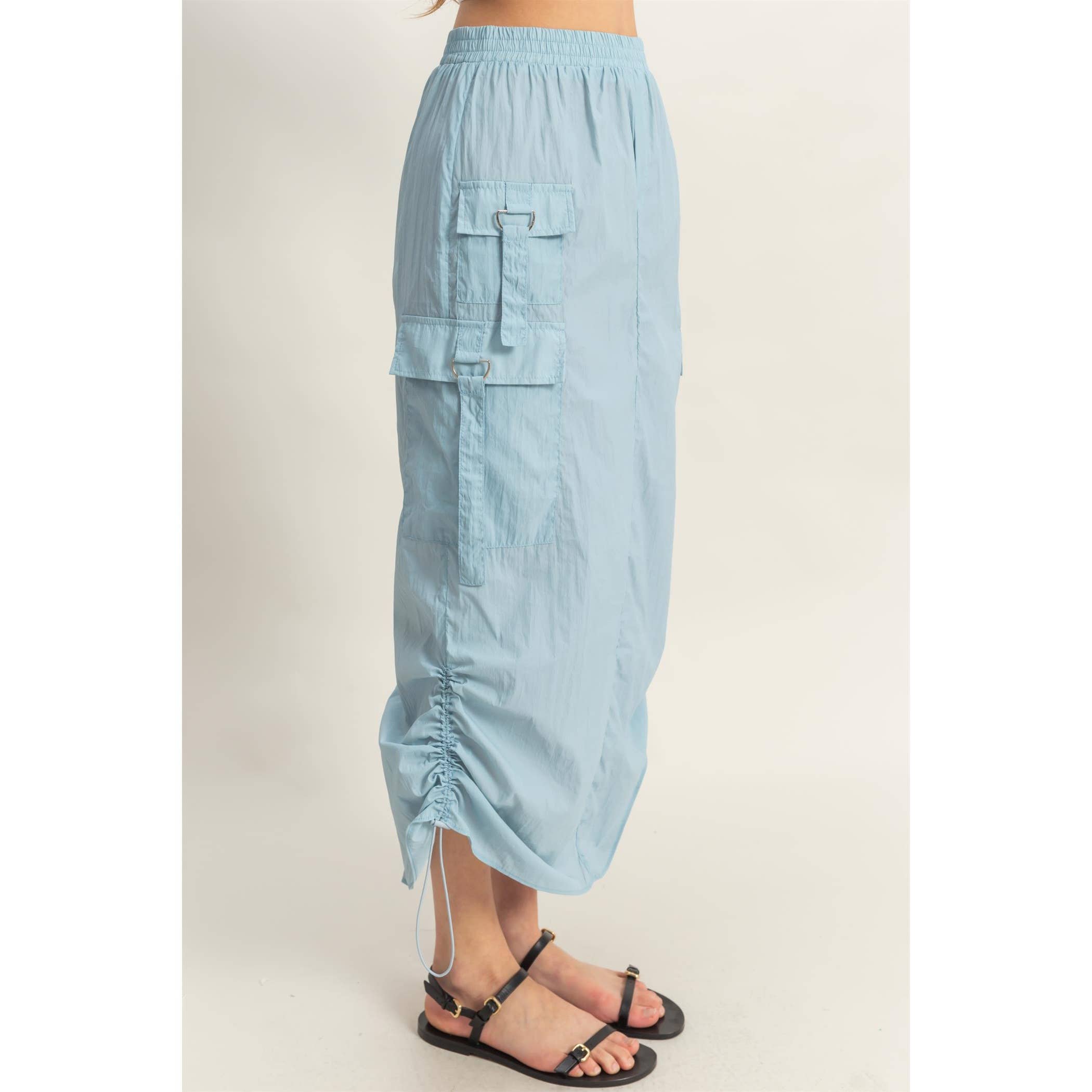 Parachute Cargo Midi Skirt (REG)