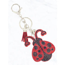 Ladybug Sparkle Keychain