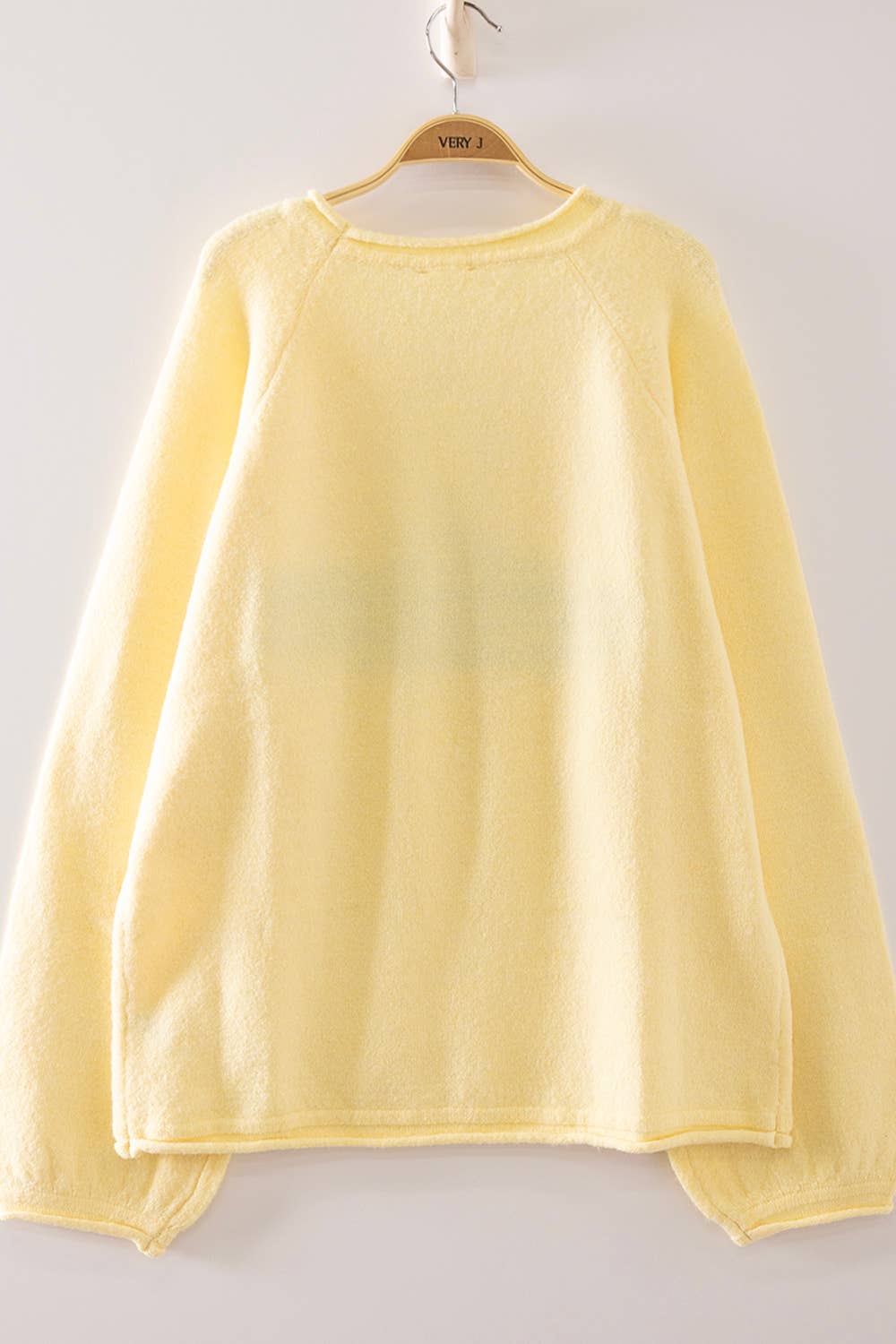 Fish Intarsia Sweater in Yellow (REG)