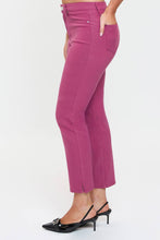 Hyperstretch Cropped Straight Pants in Dark Berry (REG)
