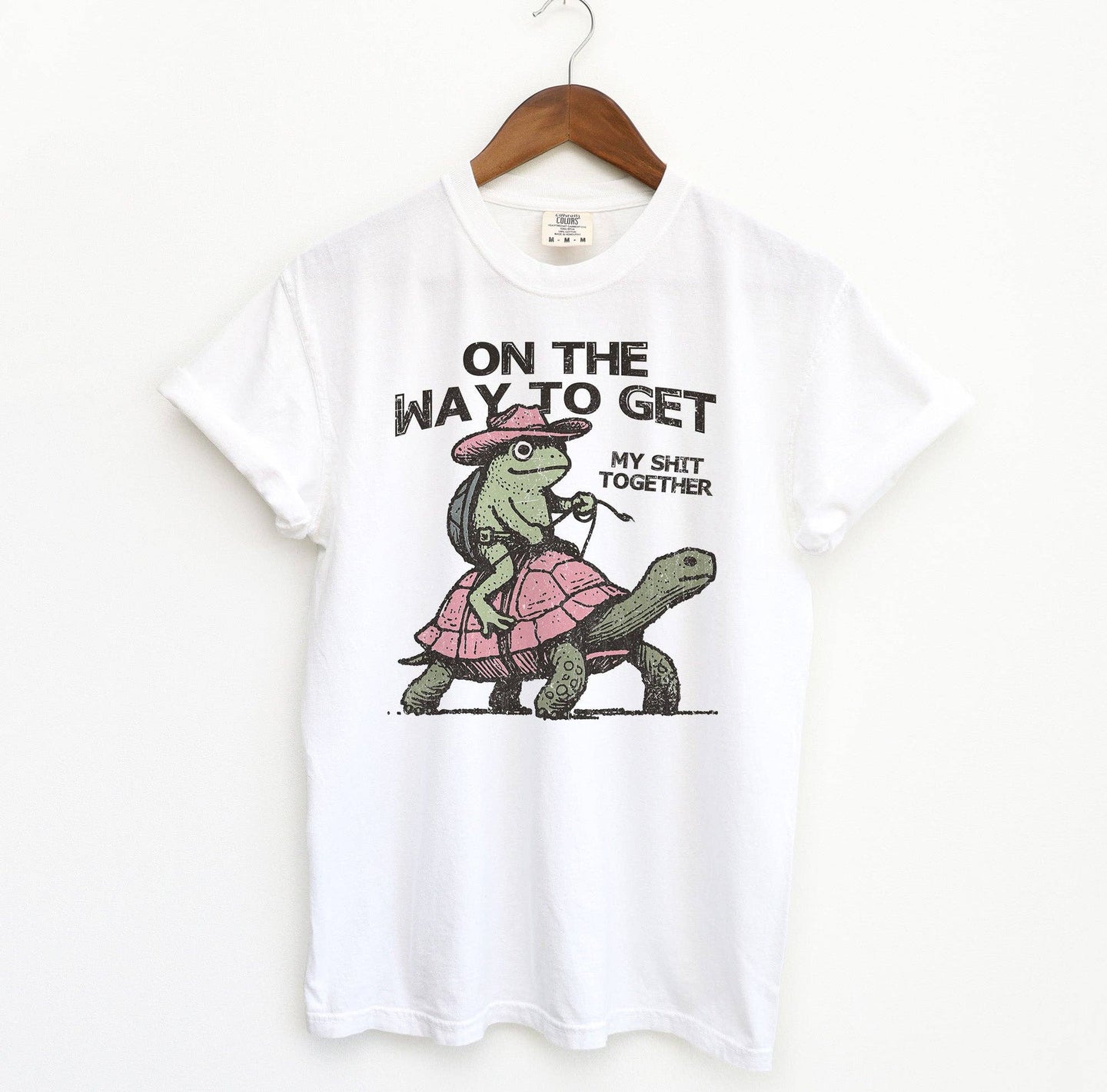 On my Way Turtle and Frog Tee (REG)