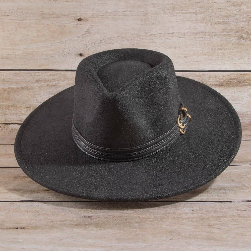 Double Belt Fashion Hat