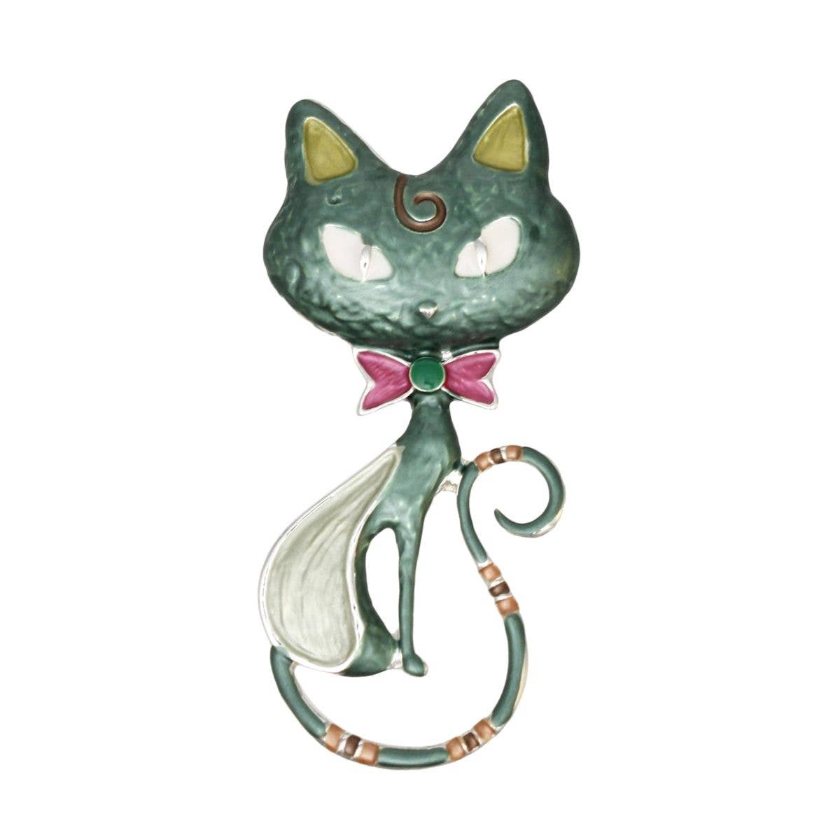 Magnetic Cat Brooch