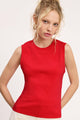 Basic Ribbed Sleeveless Top (REG)