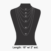 Oval CZ Bezel Necklace