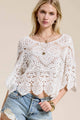 Daisy Floral Crochet Top (REG)