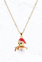 Snowman Pearl Necklace