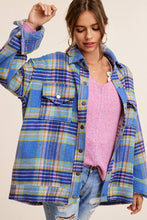 Sky Plaid Shacket (REG)