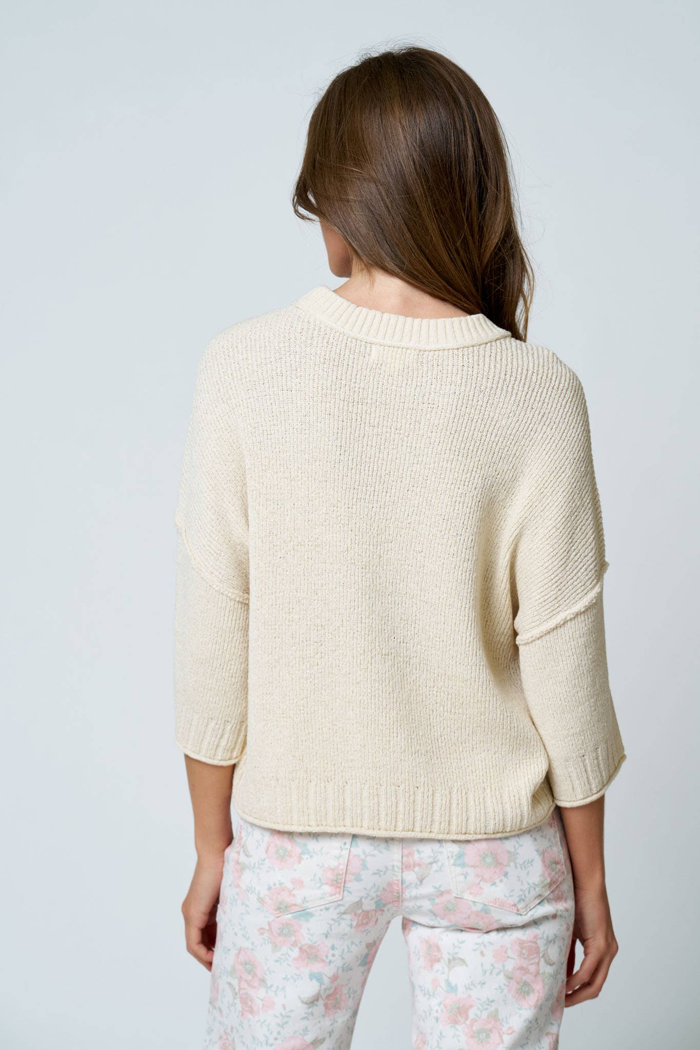 Regina Drop Shoulder Top in Natural (REG)