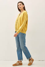 Double Layered Cardigan in Mustard (REG)