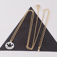 Open Smiley Necklace