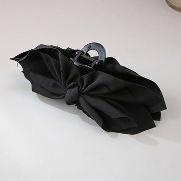 Fabric Bow Claw Clip