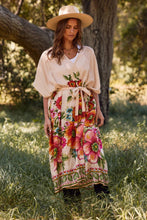 Floral Border Kimono Duster (REG)