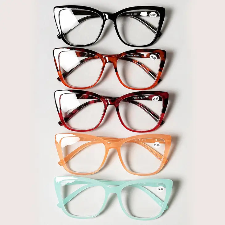 Quirky Cat Eye Reading Glasses