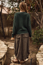 Washed Denim Balloon Skirt in Stone (REG)