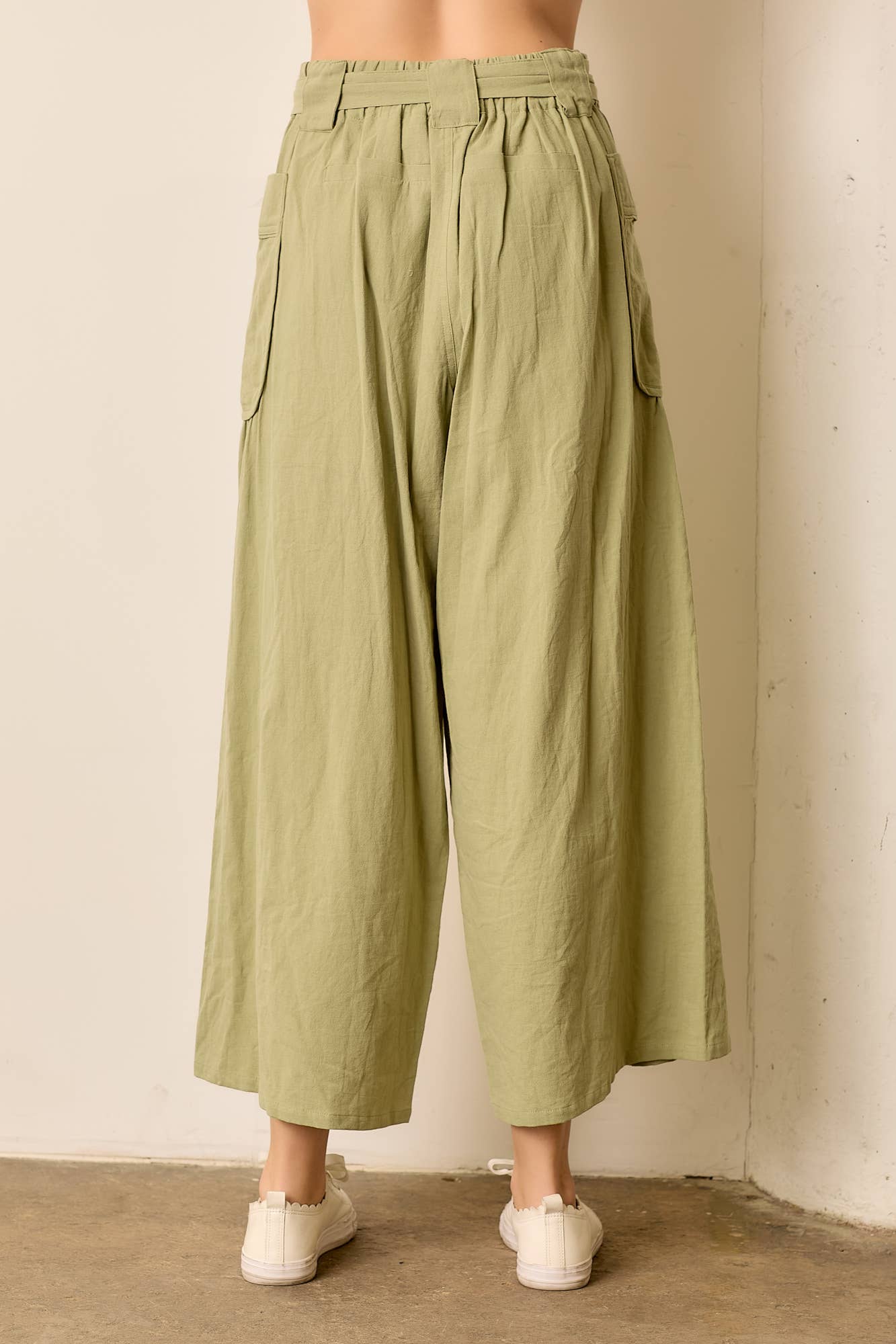 Waist Tie Button Pants (REG)