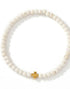 Natural Stone Boho Cross Bracelet