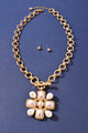 Baroque Pearl Toggle Necklace