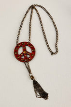 Wild West Peace Lariat Necklace