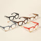Bold Oversized Square Reading Glasses