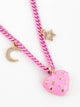 CZ Heart and Star Magnetic Necklace