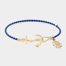 Nautical Anchor Hook Bracelet