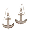 Pearly Anchor Earrings