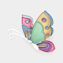 Fancy Butterfly Magnetic Brooch