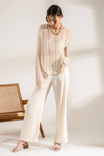 Champagne Ladder Knit Sweater (REG)