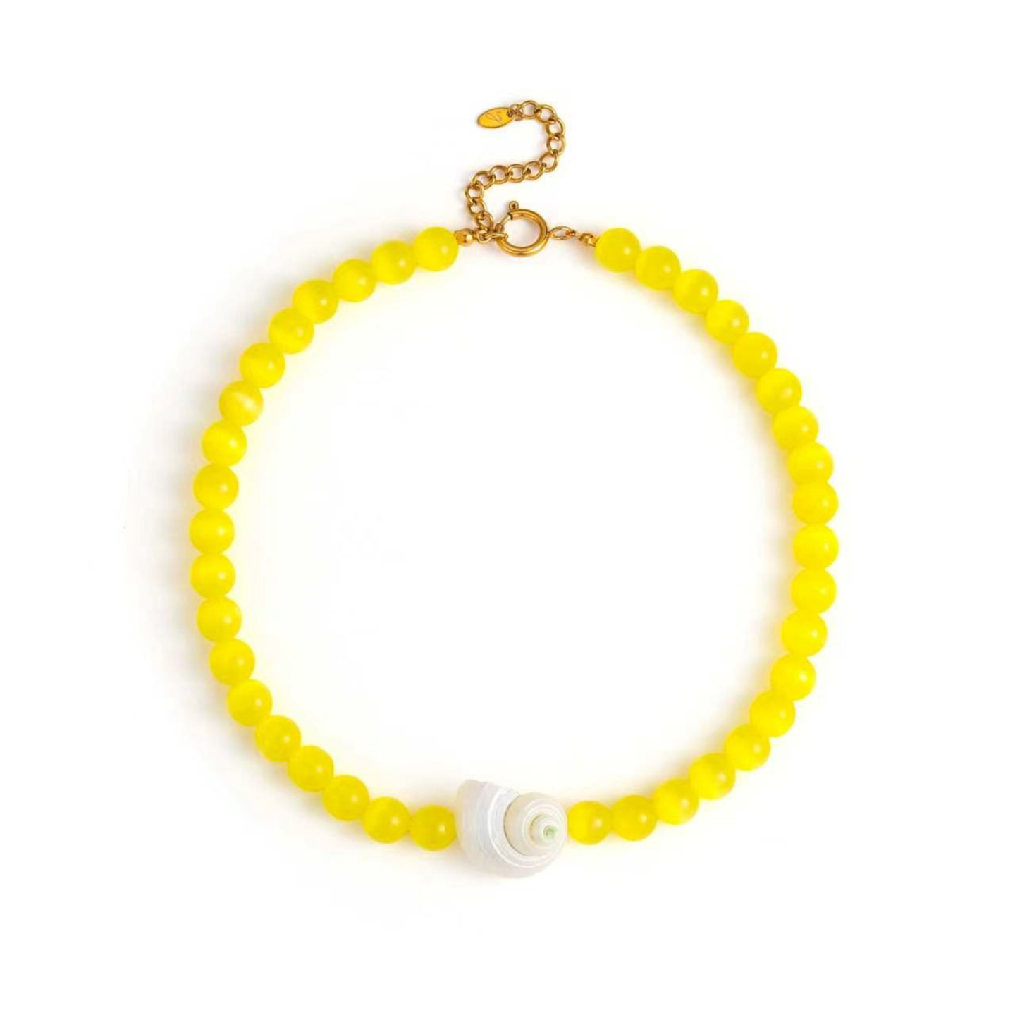 Beachside Shell Beaded Necklace