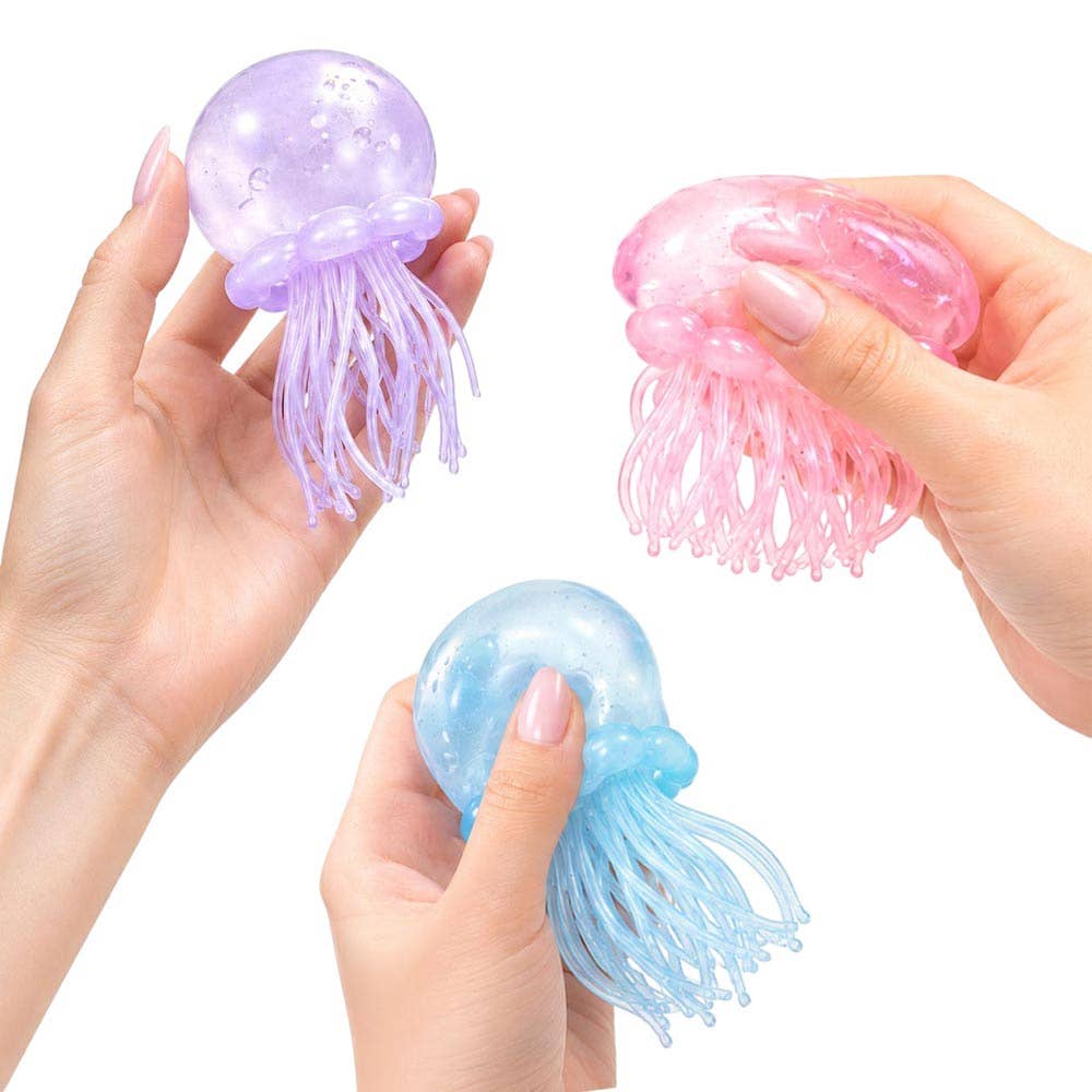 Glitter Jellyfish Squishy Stress Toy