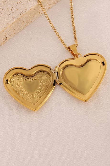 18K Stainless Steel Locket Necklace