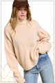 Pintuck Turtleneck Sweater in Coconut (REG)
