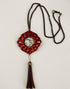 Western Cutout Leather Necklace