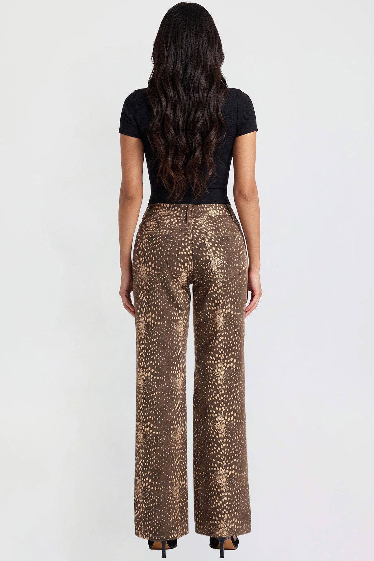 YMI Hazel Fawn Wide Leg Jeans WP44189 (REG)